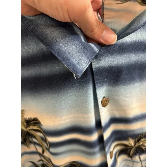 Authentic Big Dogs Hawaiian Aloha Classic Woodie Car Beach Camp Shirt Mens Sz 3x - Picture 4 of 9